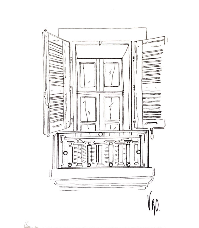 Carte dessin cyprès