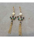 Boucle d'oreille pendante Gil