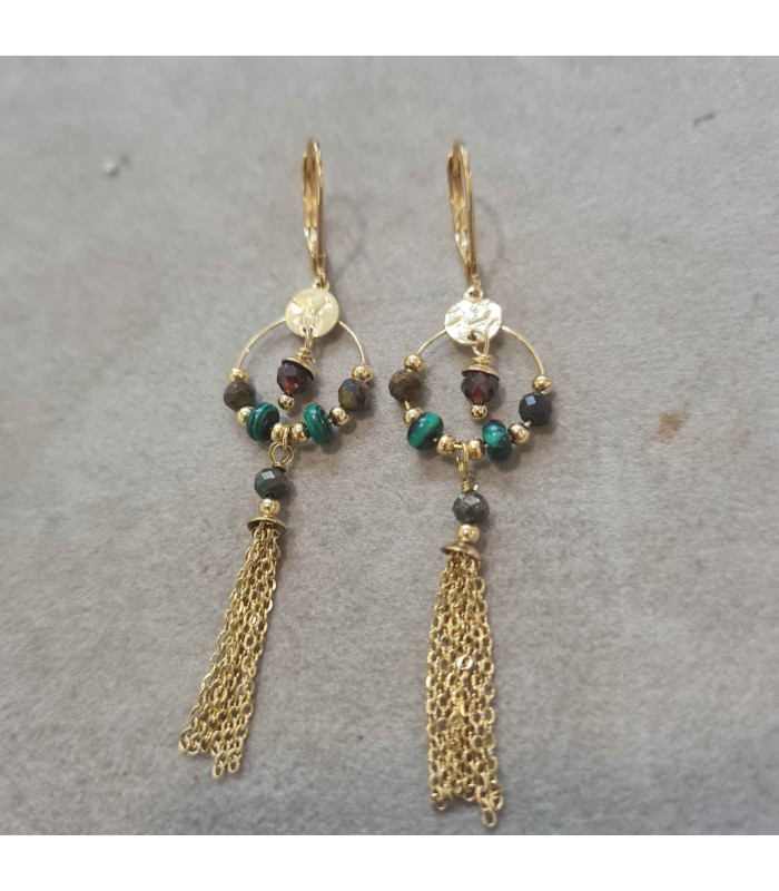 Boucle d'oreille pendante Gil