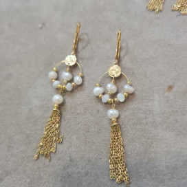Boucle d'oreille pendante Gil