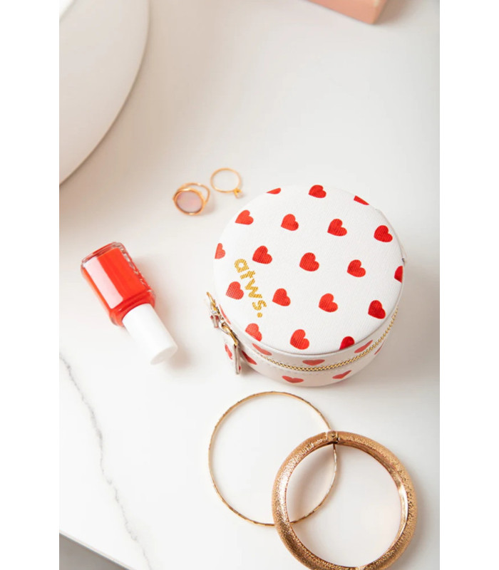 Boite à Bijou Mini Cœur Rouge