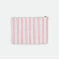 Pochette Rayures Roses Maxi Cœur Rouge