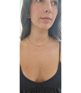 Collier pierres sept Chakras