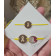 Bracelet cordon Médaille Ruban Bring Them Home