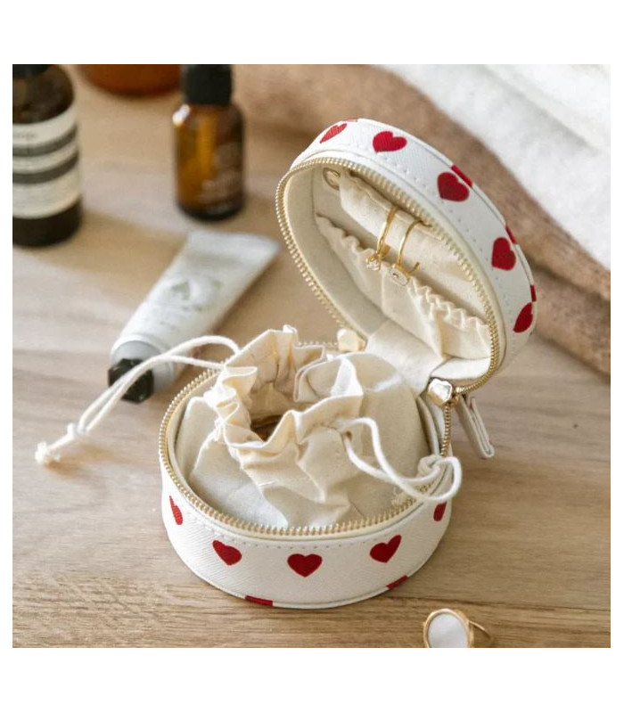 Boite à Bijou Mini Cœur Rouge