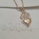 Gold-plated Sacred Heart Necklace