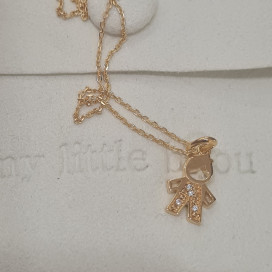Collier LITTLE BOY plaqué or