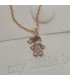 Gold plated LITTLE BOY necklace