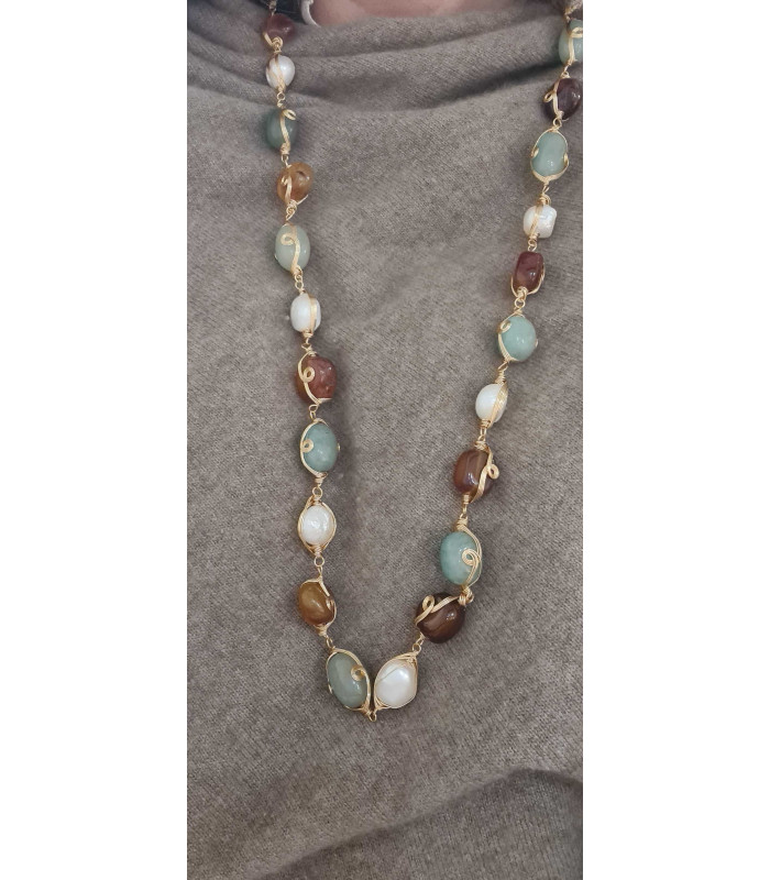 Gold plated LITTLE BOY necklace