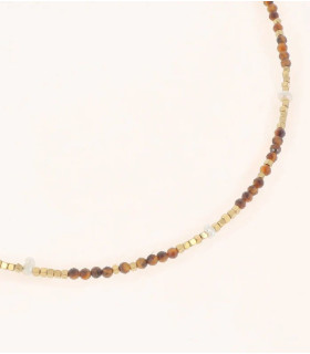 Collier Agathe Lapis Lazulis