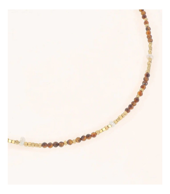 Collier Agathe Lapis Lazulis