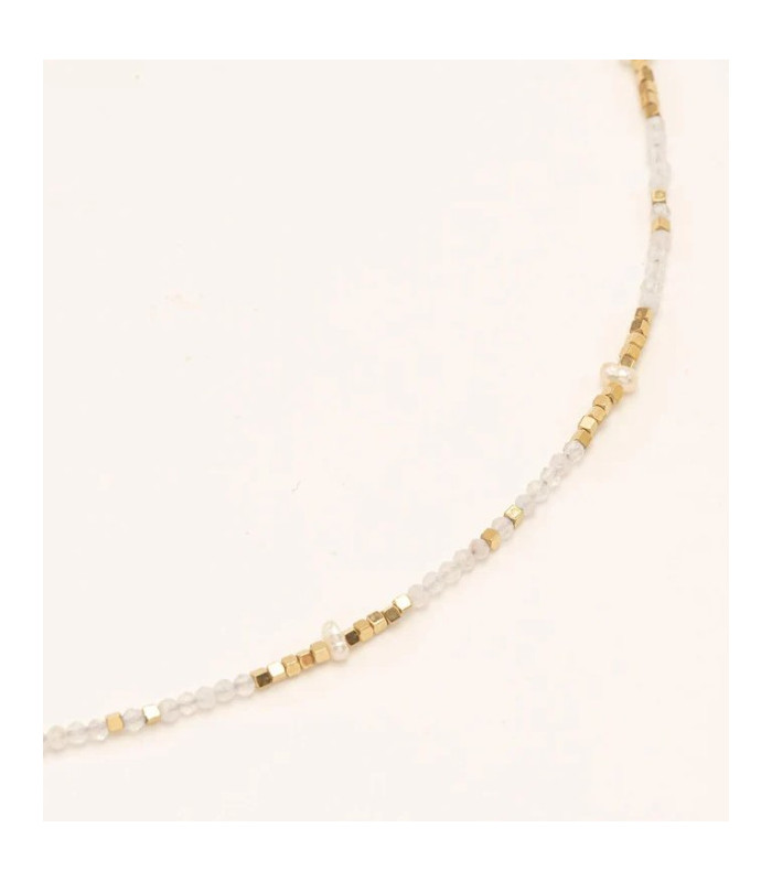 Collier Agathe Lapis Lazulis