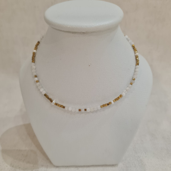Collier Agathe Blanche