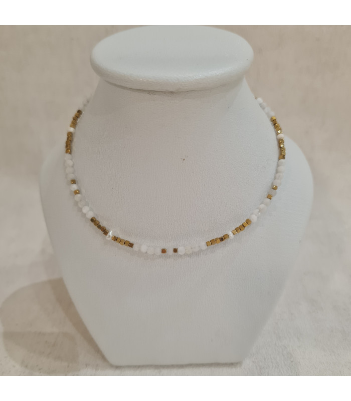 Collier Agathe Blanche