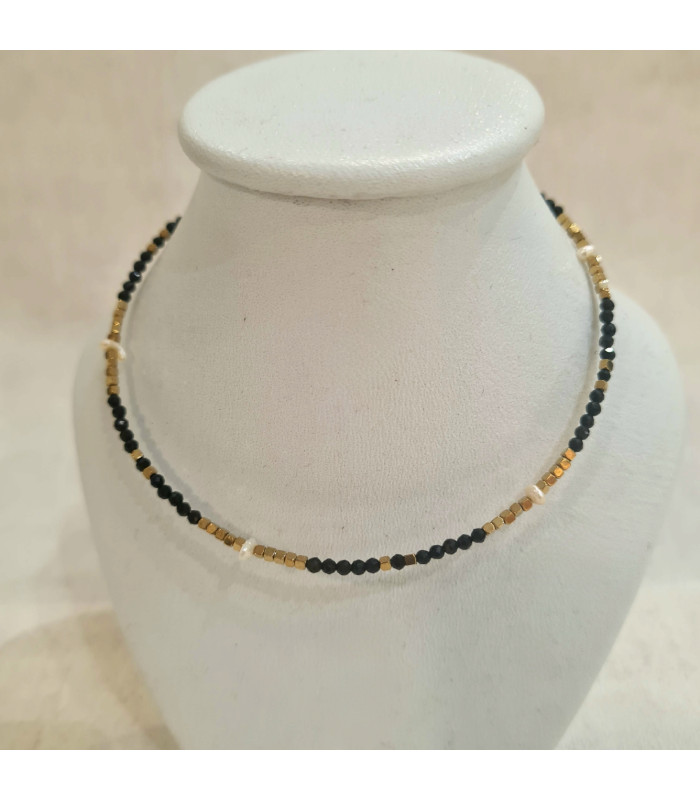 Collier Agathe Noire