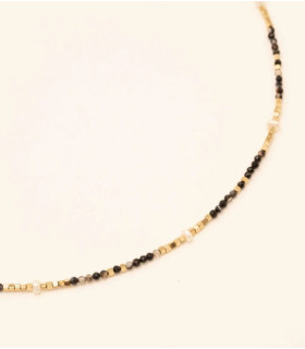 Collier Agathe Lapis Lazulis