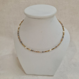 Collier Agathe Lapis Lazulis