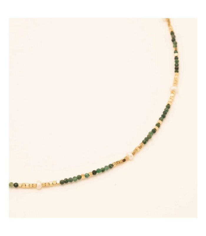 Collier Agate Turquoise Africaine