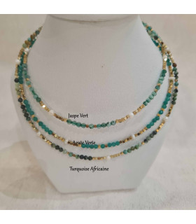 Collier Agathe Lapis Lazulis