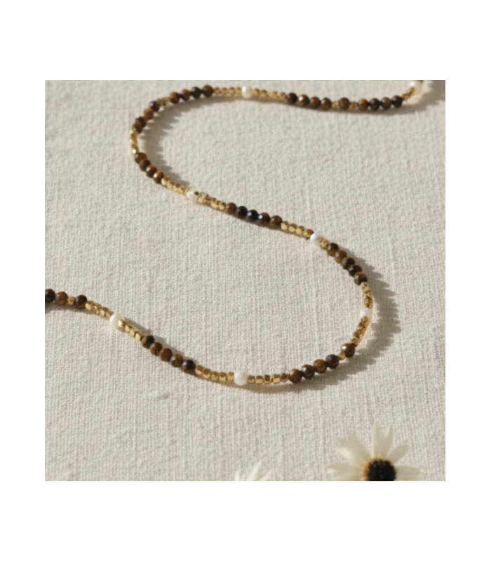 Tiger Eye AGATE Necklace