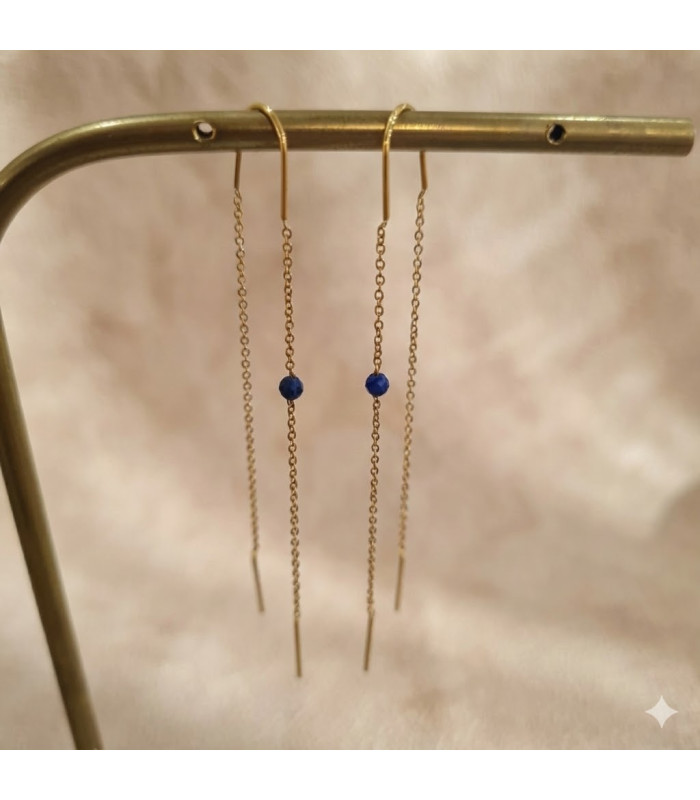 Boucles d'oreilles KELLY bleues