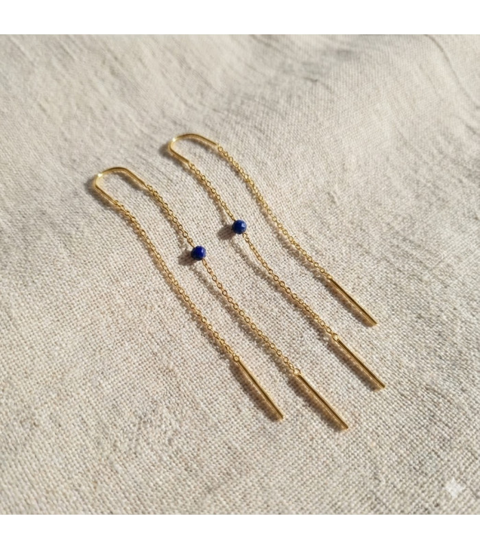 Boucles d'oreilles KELLY bleues