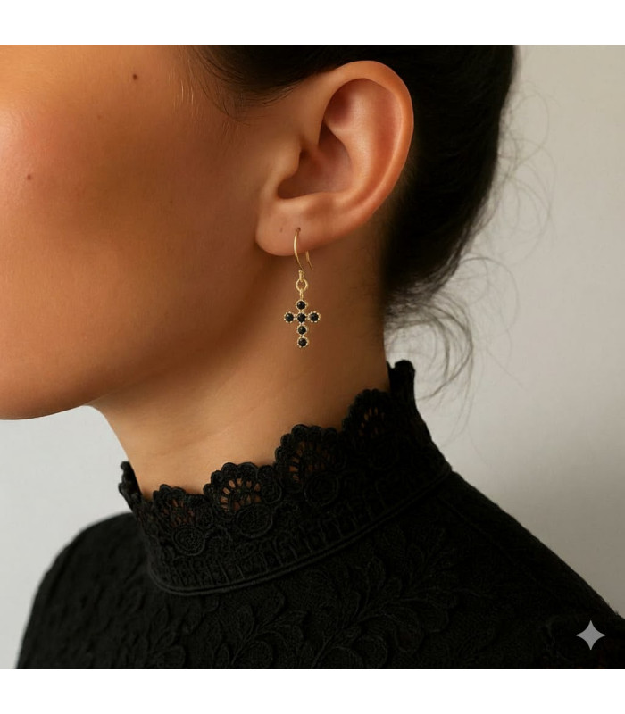 Mini bo croix strass MARIE 