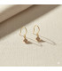 Boucles d'oreilles Trèfle Strass