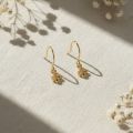 Boucles d'oreilles FLEUR strass