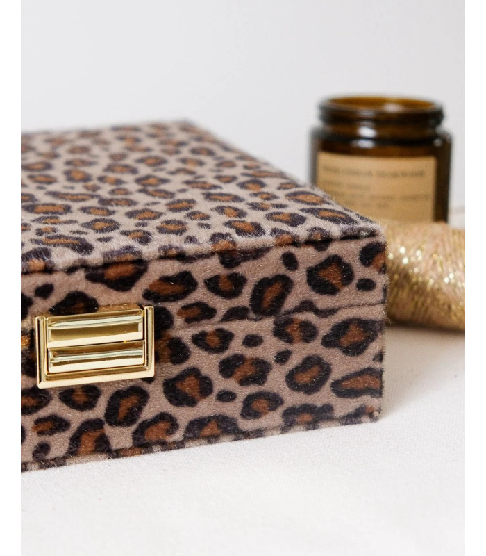 Grande Boîte à bijoux Anne Léopard