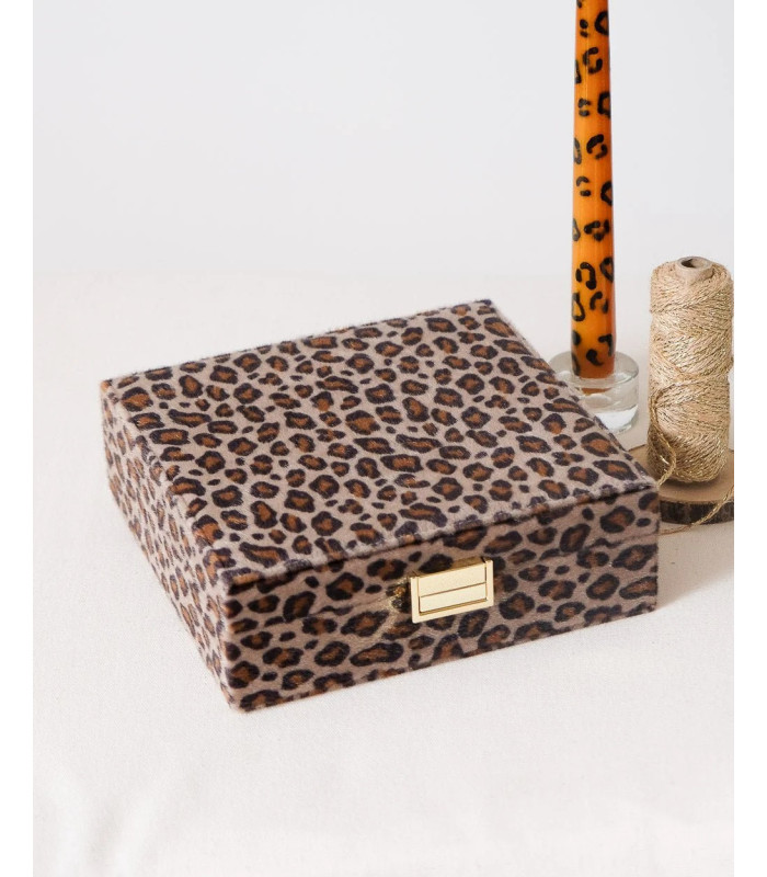 Grande Boîte à bijoux Anne Léopard