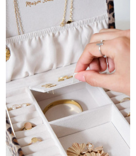 Grande Boîte à bijoux Anne Léopard