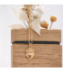 Gold-plated Sacred Heart Necklace