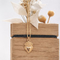 Gold-plated Sacred Heart Necklace