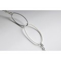 Collier Double Ovale