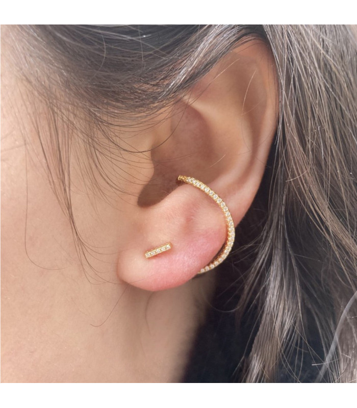 Bague d'oreille Strass Iliane