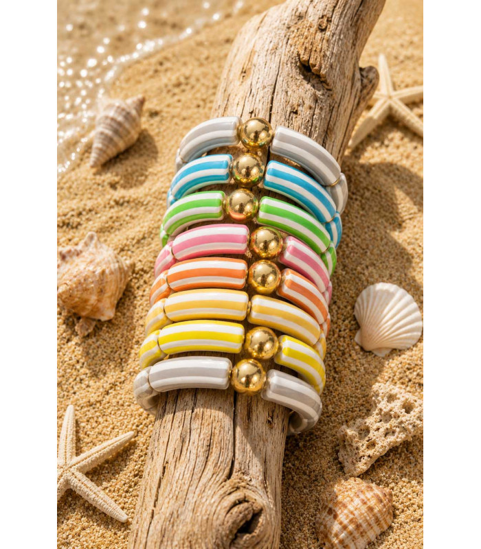Bracelet Elastique Marinière