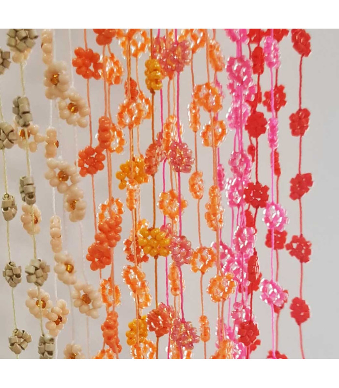 Collier Cordon Fleur de rocaille Phéra
