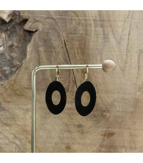 Boucles d’oreilles noire Costa Rica
