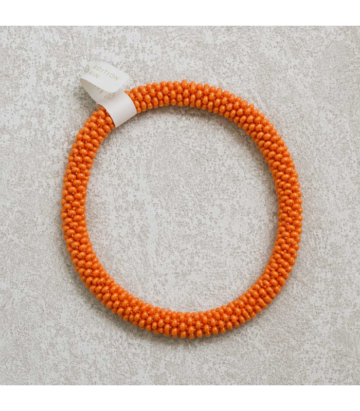 Bracelet Perles Tissées Népalais Uni
