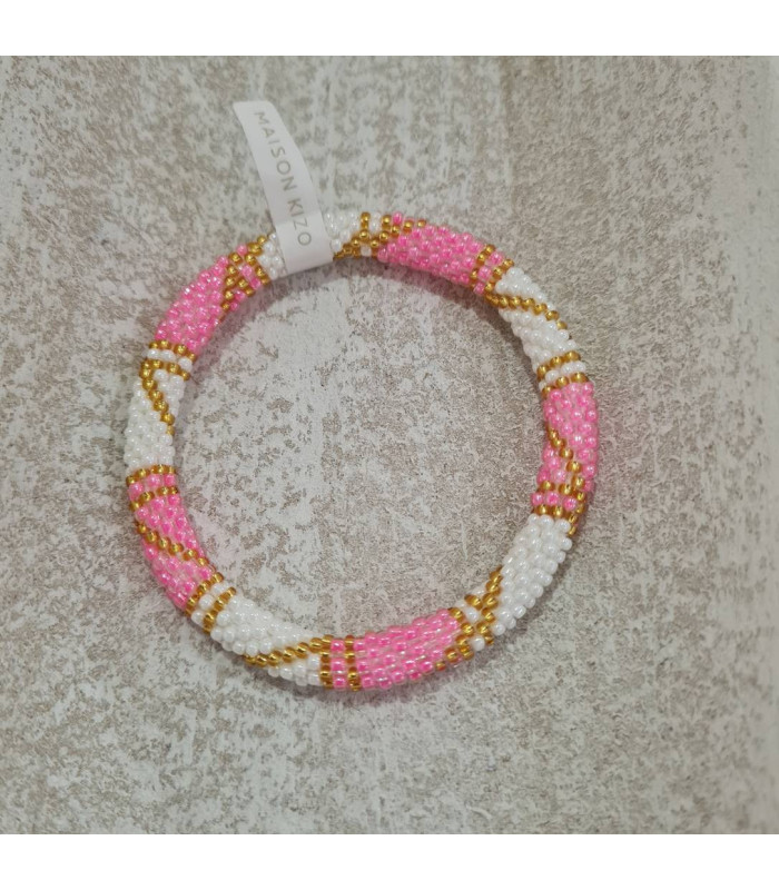 Bracelet Perles Tissées Népalais Multicolore