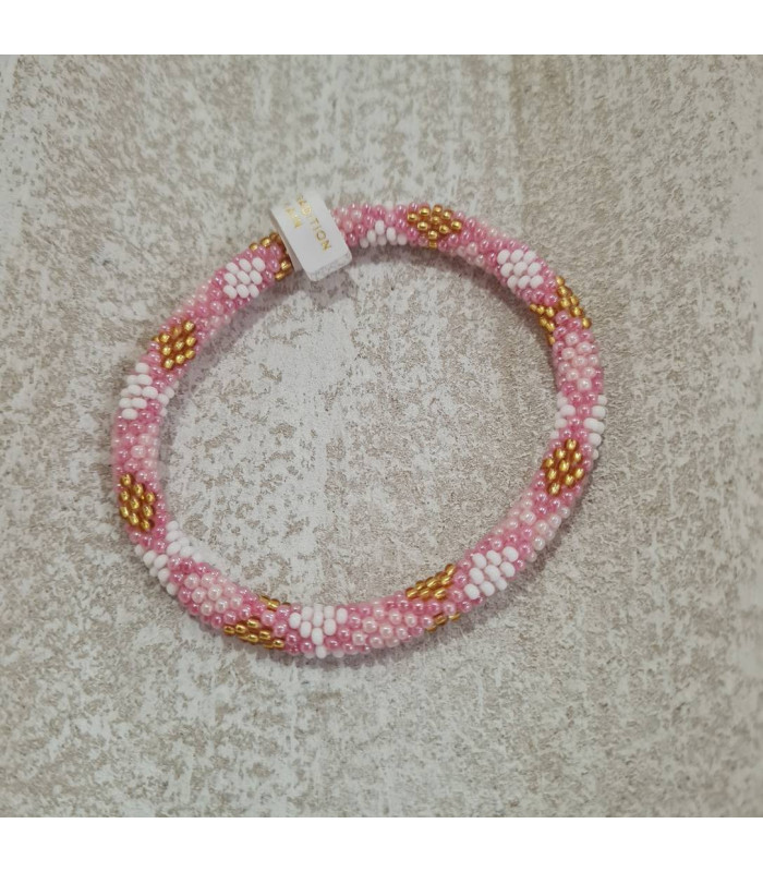 Bracelet Perles Tissées Népalais Multicolore