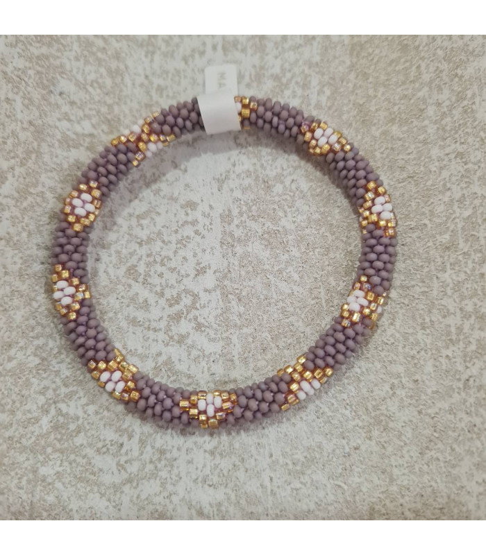 Bracelet Perles Tissées Népalais Multicolore