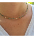 Collier Agate Turquoise Africaine