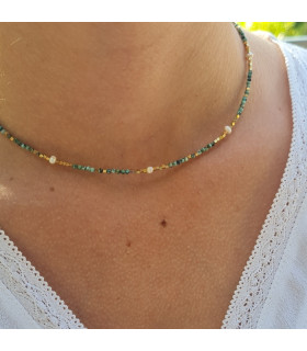 African Turquoise AGATE Necklace