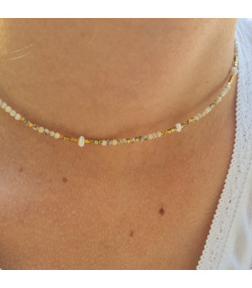 Collier Agate naturelle
