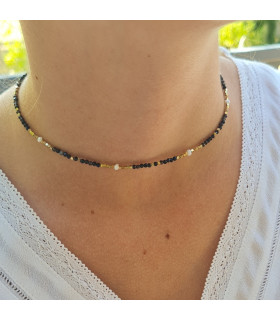 Black AGATE Necklace