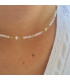 Collier Agate Blanche