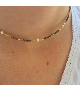 Tiger Eye AGATE Necklace