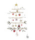 Carte dessin sapin couleur